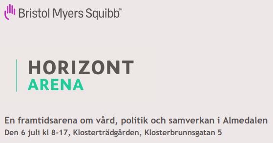 BMSSverige's tweet photo. En nyhet i #Almedalsveckan 2022 är #HorizontArena – en framtidsarena om vårdpolitik och samverkan. Se programmet här. https://t.co/ySYDJViLqp https://t.co/TuZ127M6jb