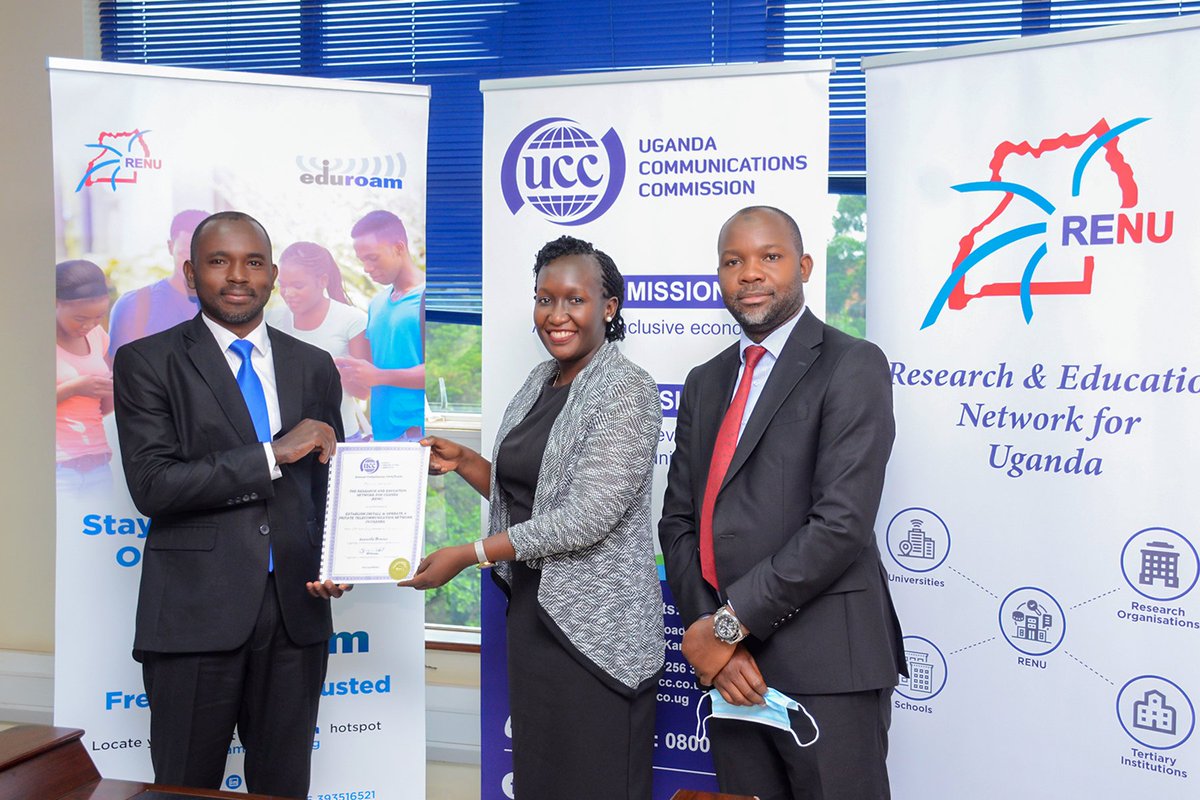 RENU_256's tweet image. UCC Renews RENU&apos;s License!

On Wed. 22nd June 2022, @UCC_Official renewed RENU’s license to extend telecommunications services to research &amp;amp; education institutions countrywide.

Grab a copy of today&apos;s newspapers for details or follow the link below.
cloud.renu.ac.ug/index.php/s/A5…