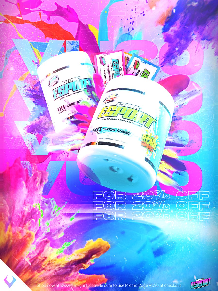 We are proud to finally announce our partnership with @drinkgank! 🔒

Gank is the healthy alternative to what is currently on the market and gives us that much needed performance boost ⚡

Checkout drinkgank.com

Use code "VU20" for 20% off cart and free shipping 💰