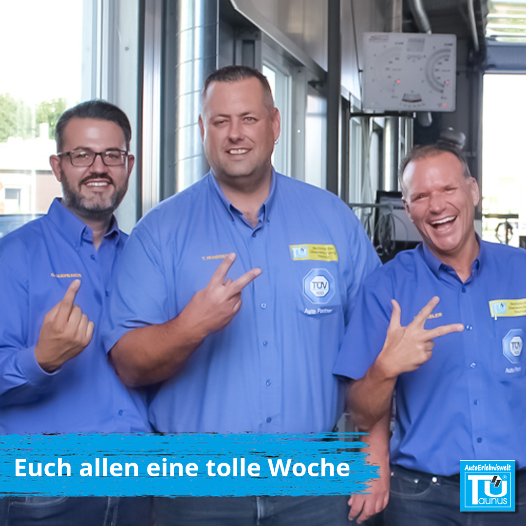 Wie immer sind wir an 6 Tagen in der Woche für Euch in den Prüfstellen da... und das ganze noch flexibler als je zuvor - MIT und OHNE Termin -
Nur bei Eurer TÜ Taunus.

TÜV anders, durch genialen Service mit 💙

TÜV-Termin einfach hier buchen:
tuev-terminvereinbarung.tue-taunus.de/terminvereinba…

<a href="/TueTaunus/">TÜ TAUNUS</a>