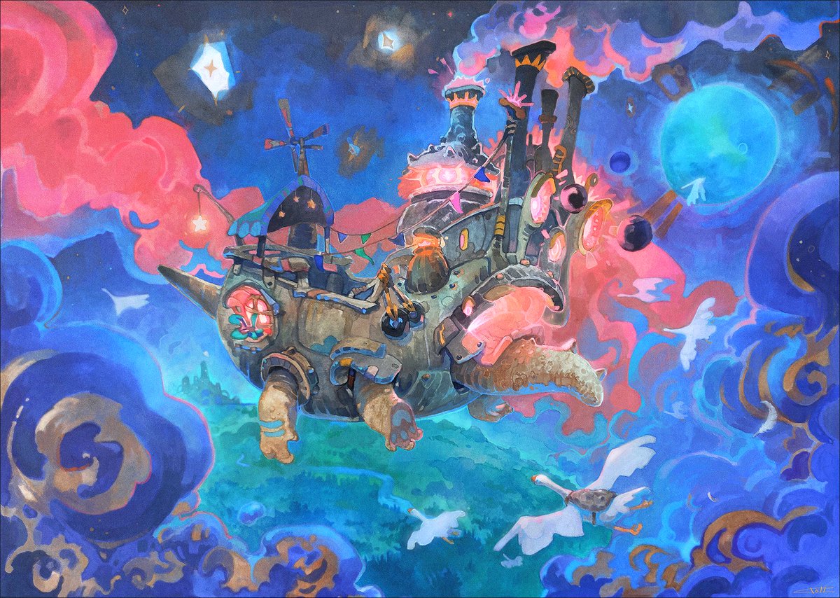 EdwigeStoll's tweet photo. some poster color illustrations!
first one is an early concept for Brood 🪴✨ https://t.co/c3ZpeDOTkl