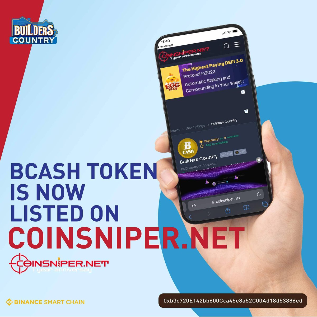 #builderscountry #Build2Earn #build2earn #howtoearnmoneyonline #howtoearn #howtoearnmoney #howtoearnonline #howtoearnmoneyfast #howtoearnextramoney #howtoearnmoneyathome
coinsniper.net/coin/35762