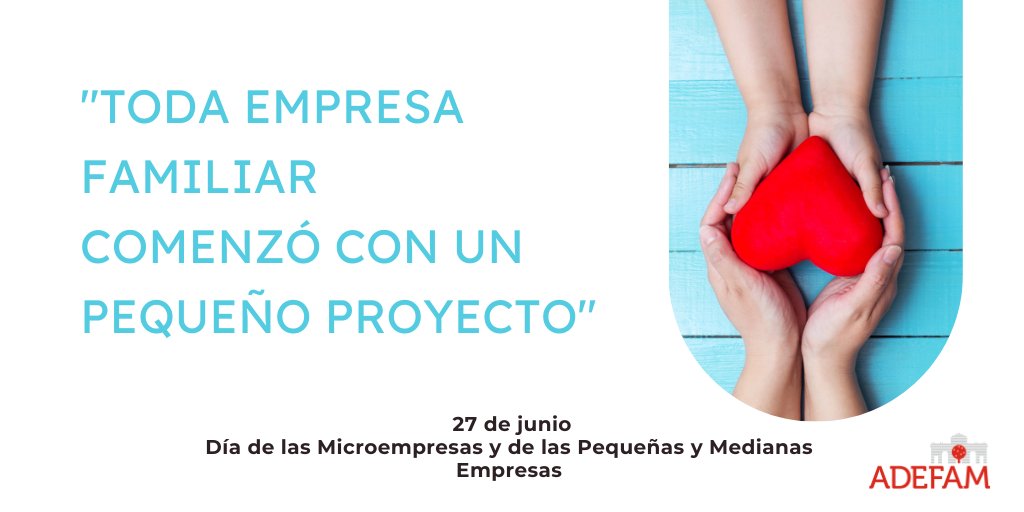 adefammadrid's tweet photo. #EmpresaFamiliar #DiaPYME https://t.co/5sYGcZSETk