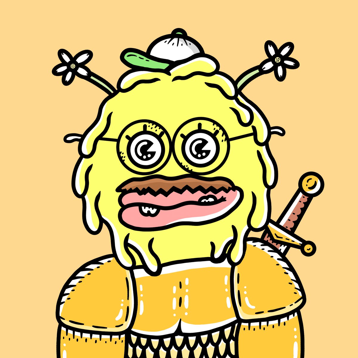 Was just airdropped this golden armour warrior by the new leader of the <a href="/Oozoids/">Oozoids 🧪</a>, <a href="/AlphaminerETH/">AlphaMiner ( Brandon )</a>. He is working like a machine at the moment and brought life back to the Oozoids which is what it deserved. Alpha channel is on fire and just need to own 1 to be a part of it.