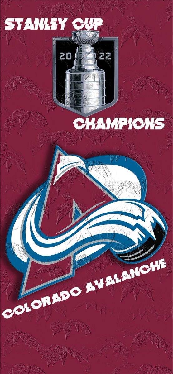 RigginBassRay's tweet photo. Congratulations to the @Avalanche on your Stanley Cup title! I hope everyone enjoys this wallpaper I created in honor of their win! https://t.co/mfLxnO9ASC