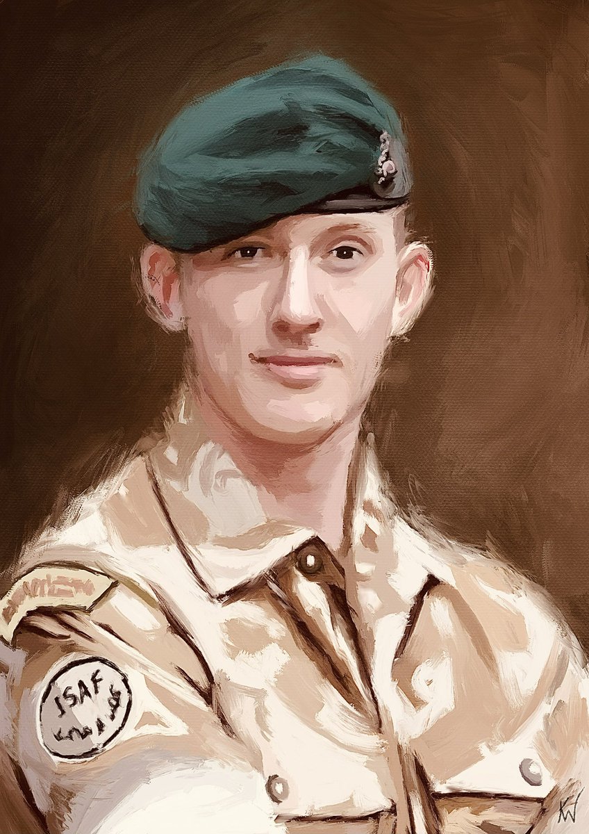 kev9348's tweet photo. Next portrait as requested by 40 Commando- Corporal Christopher Lewis Harrison of Bravo Company, 40 Commando Royal Marines, fell in Afghanistan on Sunday 9 May 2010. https://t.co/6GXraJ5IE2 https://t.co/75Xsnwmlin @40commando #Afghanistan #weshallrememberthem #40commando https://t.co/fNsVRAHQ2A
