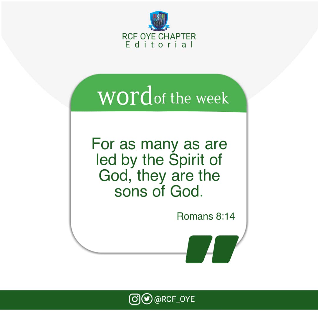 rcf_oye's tweet photo. AFFIRMATION📍

I (your name),
Stand firm in the LORD
I refuse to be an instrument of the devil
I am a LIGHT
I am his vessel

I choose to walk in his WAY
I choose to GLOW in his Holiness
I say no to FLESH
I am GOD'S AMBASSADOR

#Rcfoye
#Editorialunit
#Weeklynuggets
#Wordoftheweek https://t.co/7YeLSVzhav
