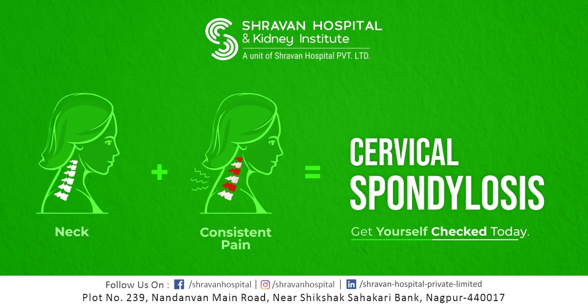 Cervical Spondylosis has become a common issue nowadays.
Talk to our experts to start your treatment at the earliest.
#shki #shravanhospitalnagpur  #Spondylitis #SpondylitisSymptoms #SpondylitisTreatment #SpondylitisCauses #SpondylitisTypes #SpondylitisArthritis #SpineProblem