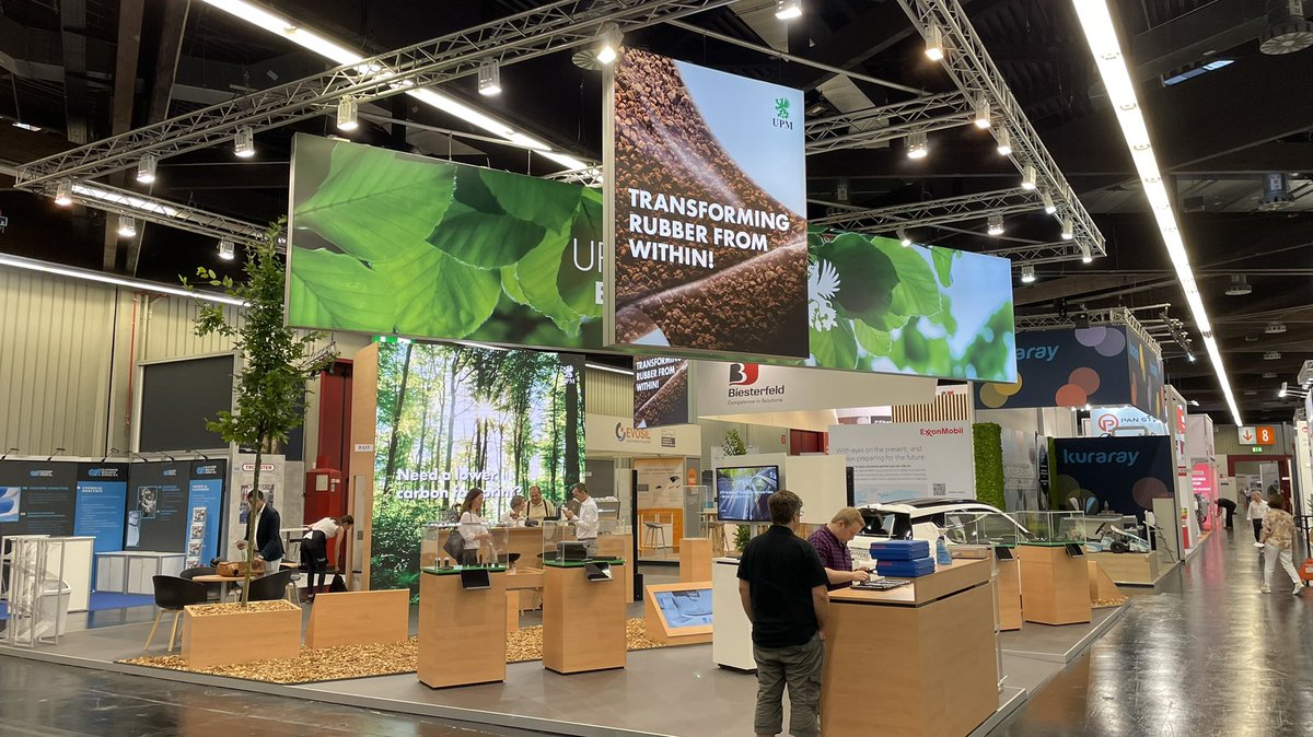 Robert_Sarcevic's tweet photo. One hour before the official opening…
The calm before the storm…
#DKT IRC in Nuremberg
Team #UPM (Booth 9-517) is ready!
#rubber #sustainability #RFF #biofore
@SabrinaEhrle @UPMGlobal @NuernbergMesse https://t.co/b0TUMaWGQU