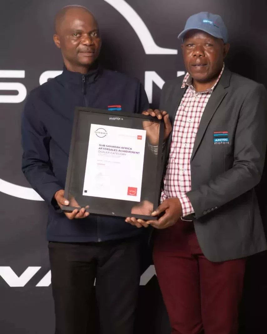 AmtecNissan's tweet photo. AMTEC Motors Zimbabwe has lifted the Zimbabwean flag high after scooping the prestigious Sub-Saharan Africa Aftersales Achievement award at the Nissan Business Meeting Awards ceremony held in Egypt recently.

#CelebratingOurAchievements #Nissan #AmtecMotors https://t.co/pMa6ENUbLr