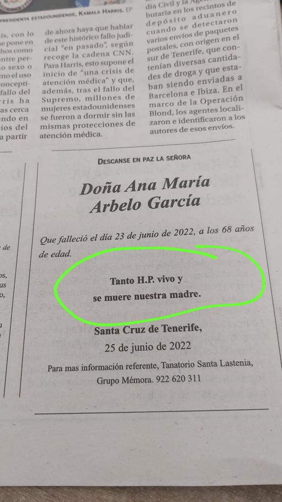 Buenos días y esas cosas. 
Salió en el periódico 😳