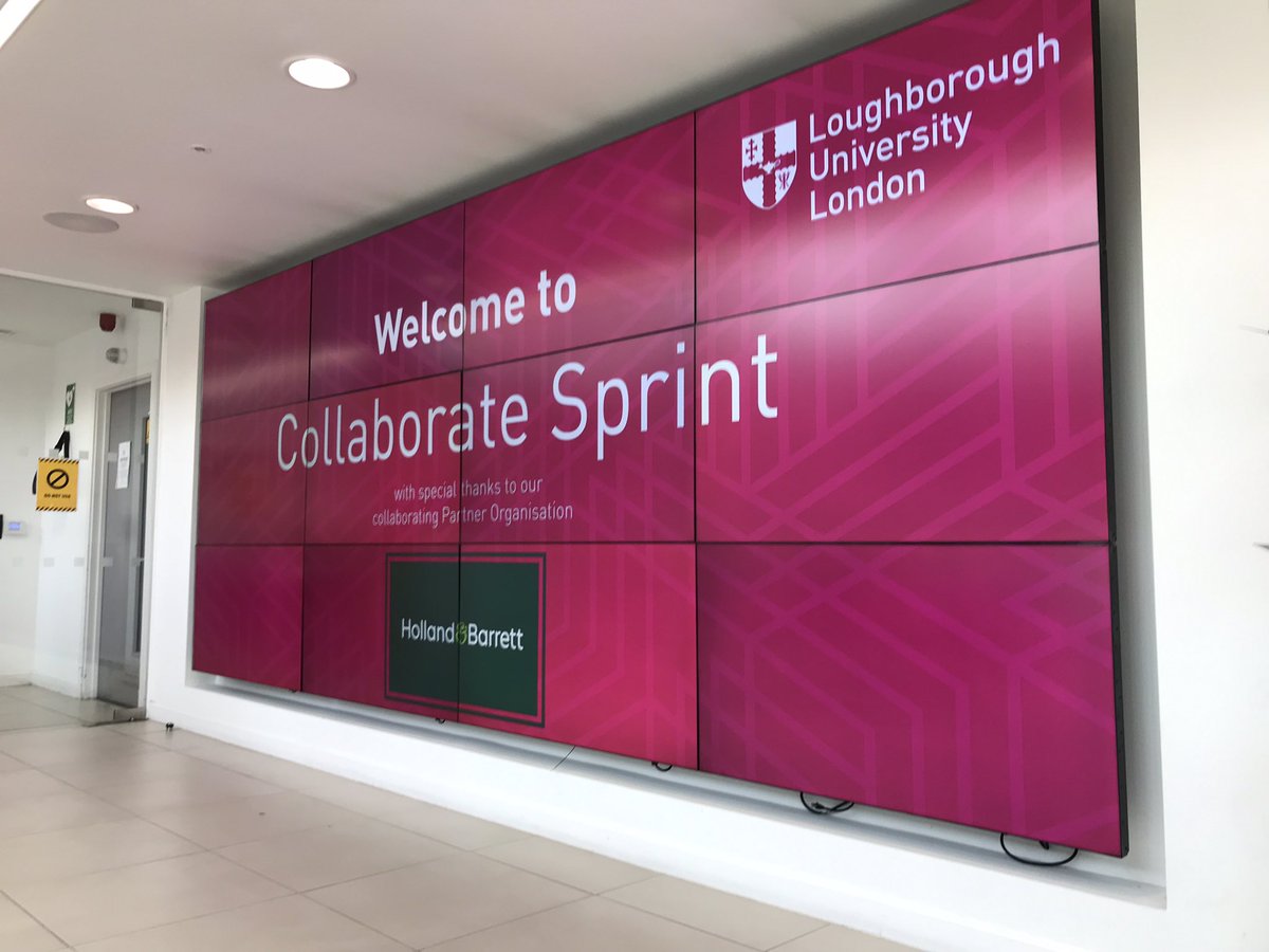 BenCole9's tweet photo. Kicking off the very first ever @lborolondon #CollaborateSprint 2 days of innovation activities with @lborouniversity students https://t.co/dt5lIPPpa5
