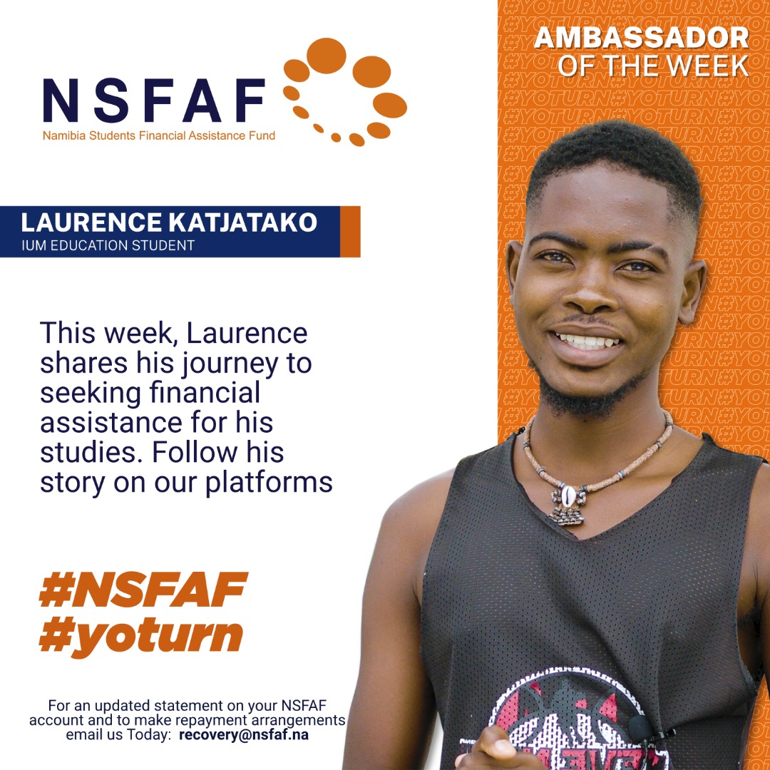 NSFAF's tweet photo. Meet Laurence. He has an interesting story to tell. #YoTurn #graduation #loan #NSFAF #Ambassadoroftheweek https://t.co/kqsY7WW76F
