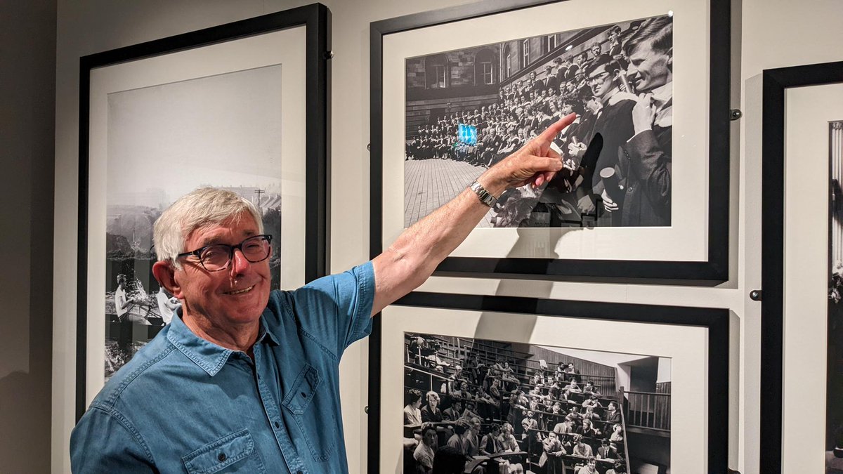 Centre for Research Collections (@crc_eduni) on Twitter photo Last week <a href="/EdinUniMedicine/">Edinburgh Medical School</a> graduate Dr Gerald Dean (1964) came along to see ‘Student of Light’ and spotted himself in two #RobertBlomfield photos!
If you see anyone that you recognise, use the form or QR code in the exhibition to let us know - open Mon-Sat (10am-6pm) Last week <a href="/EdinUniMedicine/">Edinburgh Medical School</a> graduate Dr Gerald Dean (1964) came along to see ‘Student of Light’ and spotted himself in two #RobertBlomfield photos!
If you see anyone that you recognise, use the form or QR code in the exhibition to let us know - open Mon-Sat (10am-6pm)