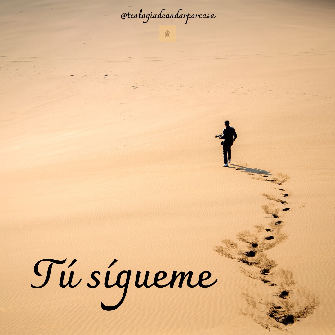 Señor, déjame ir primero a enterrar a mi padre. Jesús le replicó: Tú,  sígueme y deja que los muertos entierren a sus muertos. #EvangelioDelDía  #PalabraDeDios #TiempoOrdinario #SanMateo, image size:1080x1080