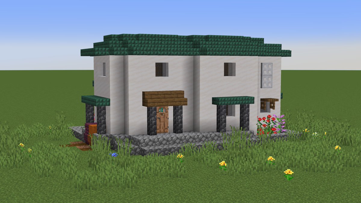 freshmenpopquiz's tweet photo. A small house I built. #minecraftbuilds #smallhouses #minecrafthouse #exterior https://t.co/AgaqS46aiK