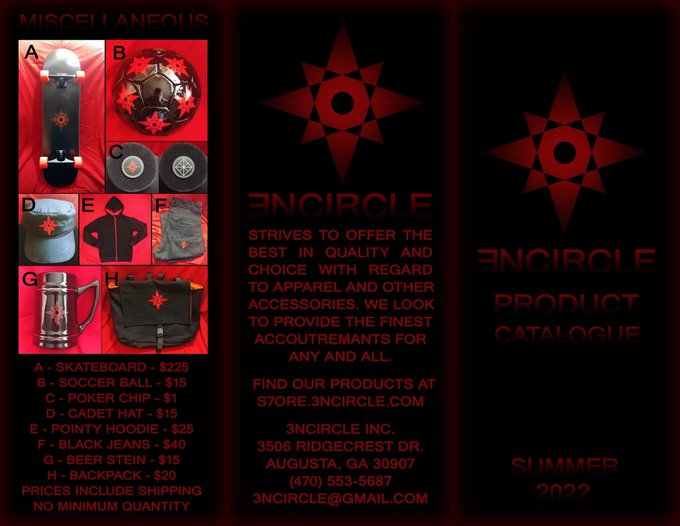 Just finished the 3NCIRCLE wholesale catalogue! https://t.co/1CxugsHhWv