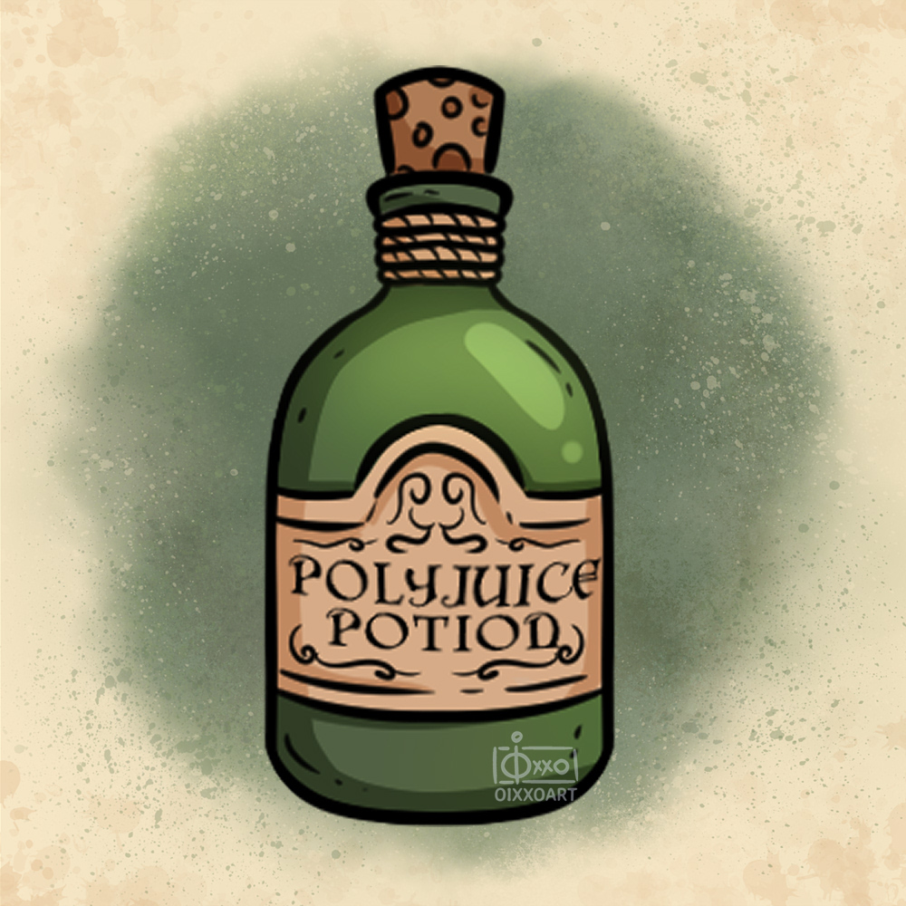 oixxo's tweet photo. If you were to have this potion, who would you like to turn into?
#harrypotter #harrypotterart #polyjuicepotion #harrypotterartist #potterhead https://t.co/gHz6bnO5OS