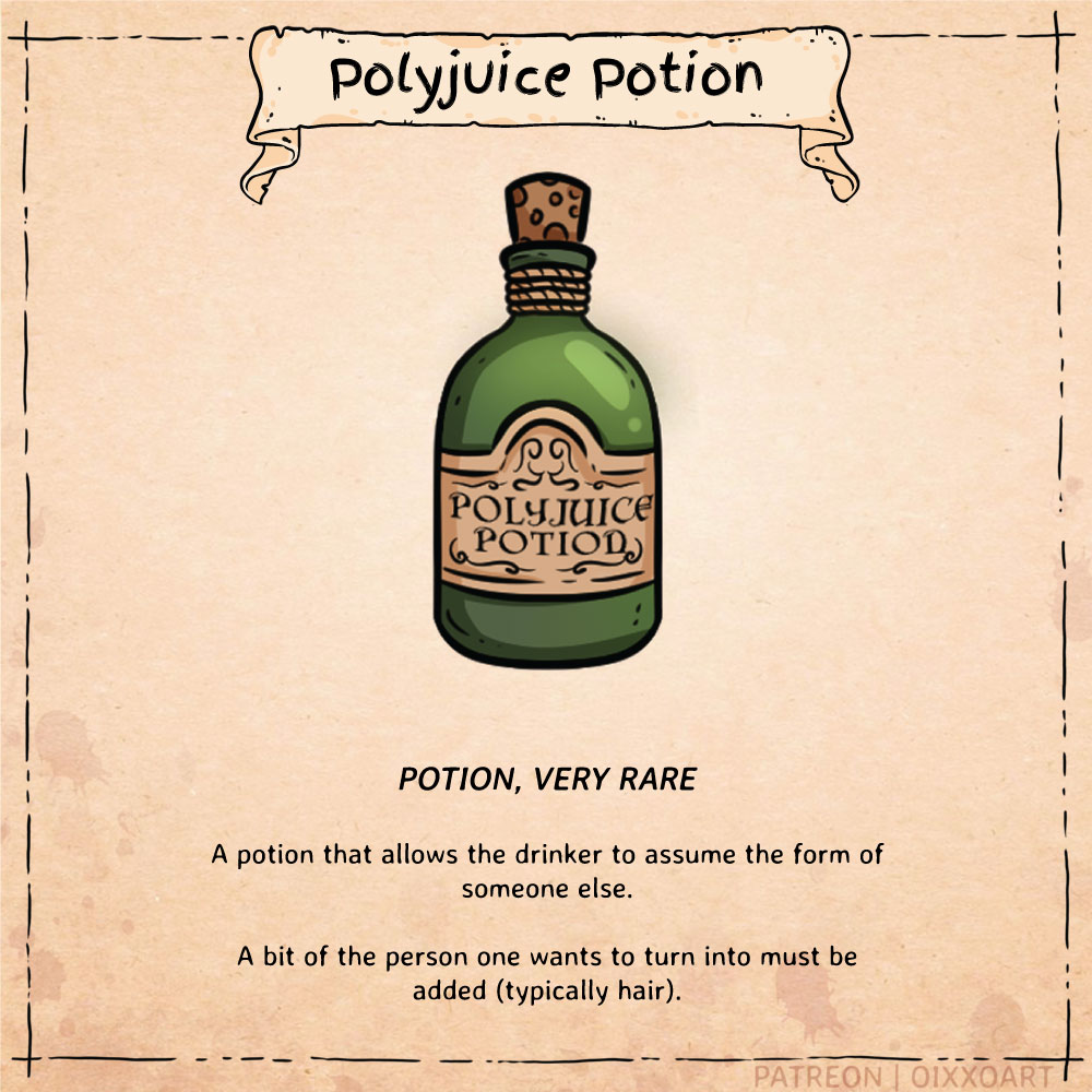 oixxo's tweet photo. If you were to have this potion, who would you like to turn into?
#harrypotter #harrypotterart #polyjuicepotion #harrypotterartist #potterhead https://t.co/gHz6bnO5OS