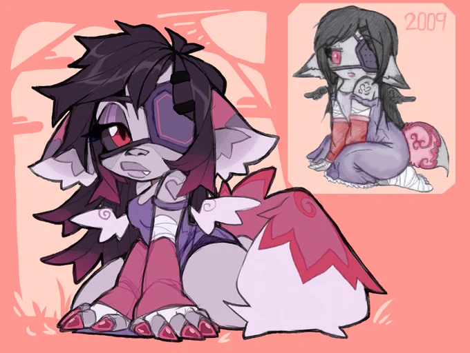Reject modernity
Embrace redrawing old cringe emo ocs 