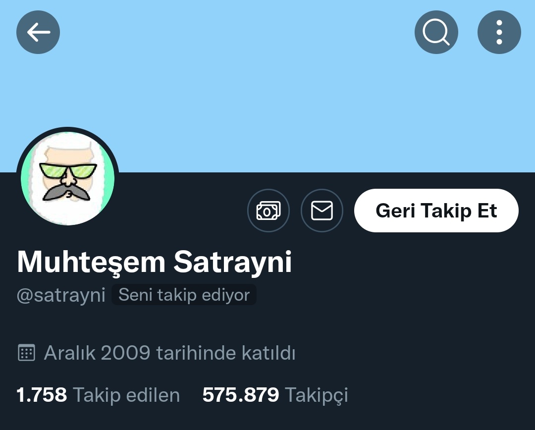 Benim maini bu hesap takip ediyormuş ve ben GT bile yapmamisim DBDHBDHDNDH
