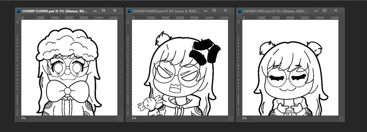 yuzuru_yazawa's tweet photo. New emotes for @Chompsky_smile🍋✨
#WIP #Chompart https://t.co/jZxq0kATXV