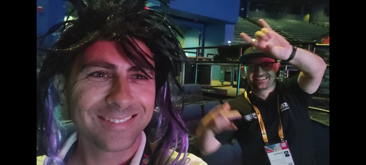 MathsWithMrHill's tweet image. When you travel halfway around the world to New Orleans and end up catching up with Rock Legend Baz Wynter @TTRockStars . What a great surprise! #ISTELive