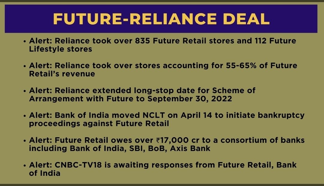 Deepak76597281's tweet photo. @ETFinance mercy,mercy,mercee,for God's sake
Save Future retail limiteds poor https://t.co/5QpX554RB3 siphoned off by promoters,Govt,law and regulators silent.
MAUNAM SAMMATHI LAKSHANAM
#FutureretailscamsupportedbyGOI https://t.co/3N45BseGwY