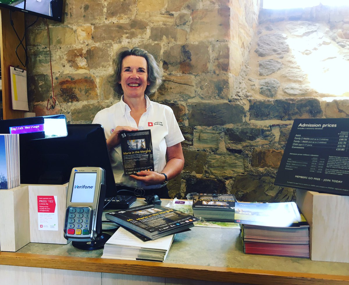 GailBorrow's tweet image. The visitor team @englishheritage’s @1066battleabbey are just the best! Enjoy your visit this week. Caroline offers #herstory tours around the site which take in the #MarieInTheMargins #videoinstallation funded by @ace_southeast @hastingsbc 
#MariedeFrance #WomenInTheirWorkspaces