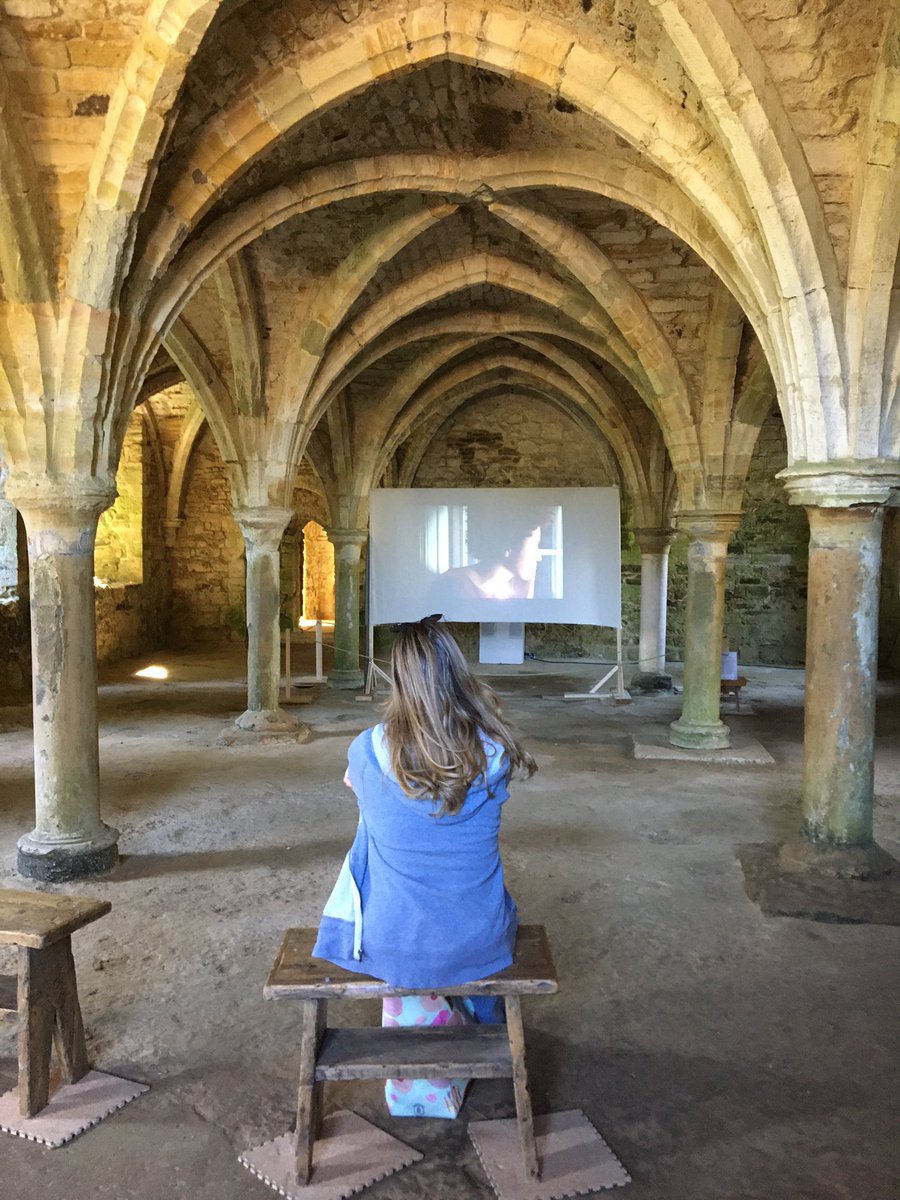 GailBorrow's tweet image. The visitor team @englishheritage’s @1066battleabbey are just the best! Enjoy your visit this week. Caroline offers #herstory tours around the site which take in the #MarieInTheMargins #videoinstallation funded by @ace_southeast @hastingsbc 
#MariedeFrance #WomenInTheirWorkspaces