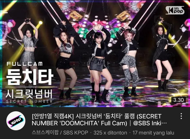 Guard49214391's tweet photo. Yt. SBS KPOP [INKIGAYO]✅
Update🚨
SECRET NUMBER - In Inkigayo last stage 20220627
Fullcam 
@5ecretNumber
#SECRET_NUMBER
#SECRETNUMBER4thSingle
#DOOMCHITA
👇👇👇
https://t.co/C6gTIyFjW3 ↩️ https://t.co/eVxYo1MGJx