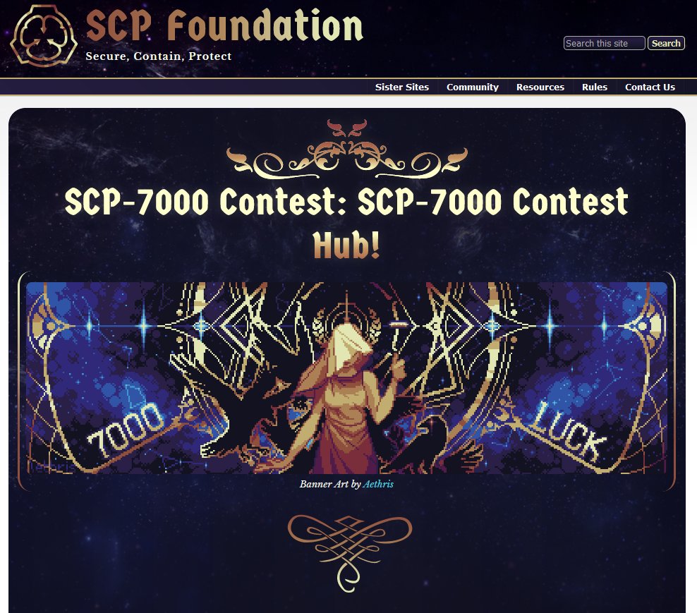 SCP-7000 Contest Hub - SCP Foundation