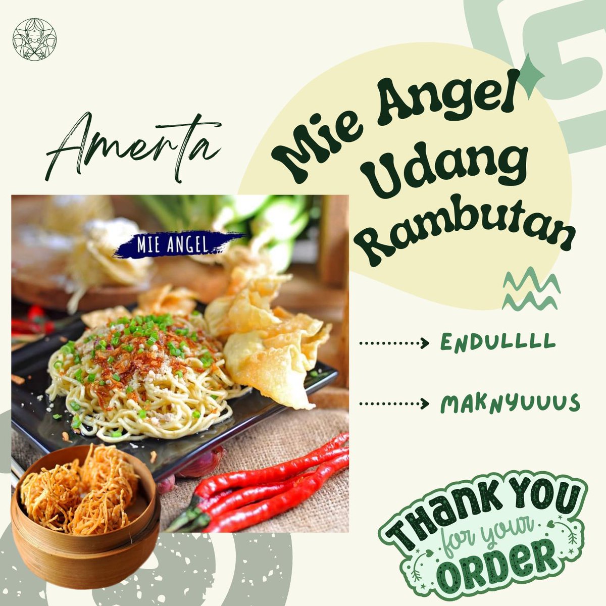 vcelvet's tweet photo. Mie Angel Udang Rambutan Level 3 (1) Chizu RV (1) https://t.co/YJJH5bvAky