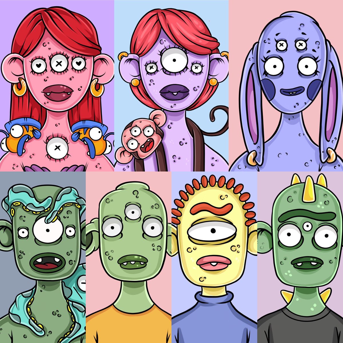 Funny monsters are available!👾❤️
.
Price:0.012 ETH 
.
#NFTCommunity #NFTs #NFTCommumity 
.
👾👾👾👾👾👾👾👾👾👾👾👾
.

opensea.io/collection/mon…