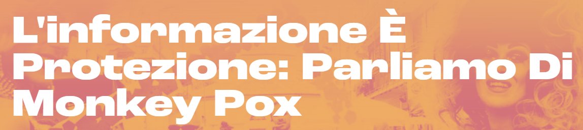 AsaOnlus's tweet photo. Parliamo di #monkeypox
Il team di Milano Check Point è disponibilw per dubbi o chiarimenti.
Per qualunque cosa scrivi a:
segreteria@milanocheckpoint.it
oppure contattaci al numero
+39 329 731 8562
A MilanoPride: 30 Giugno 2022 alle 19:25

https://t.co/j6r1Zgn60G https://t.co/jWLRSVnzZP