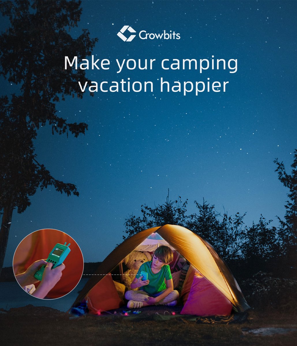 Elecrow1's tweet photo. Summer is here, let #Crowbits add more fun to your camping๐๐๐
๐https://t.co/kqJJdQ2Ag0
#elecrow #STEM #codingtoy #microbit https://t.co/UdA6XRe8cN