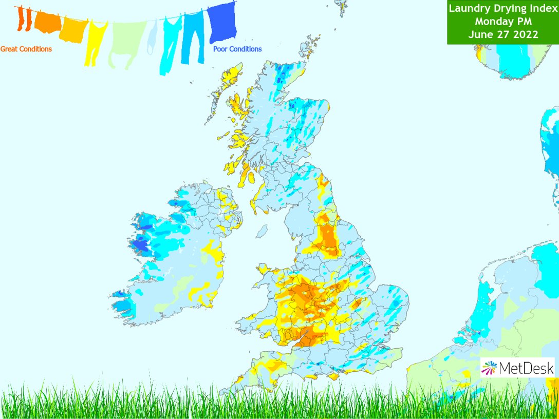 MetDesk on Twitter "Dr_MatthewSwann Here is the Laundry Drying Index