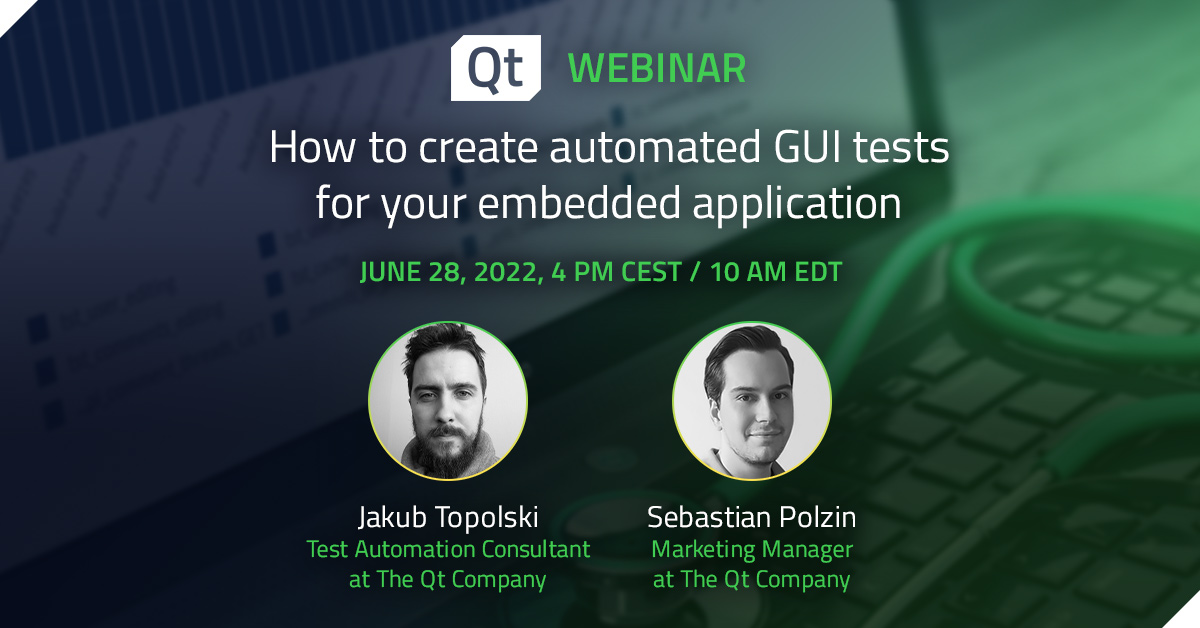 Join the live webinar tomorrow! Learn how to design, develop and automate your functional GUI tests. Automated GUI testing helps to improve your time-to-market and free time for more meaningful work. Register here: hubs.li/Q01fB3_H0