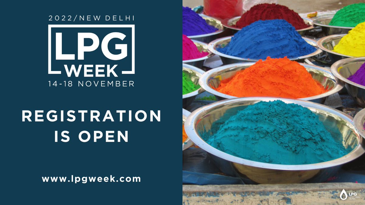 WorldLiquidGas's tweet photo. 📢#LPGWeek is where the global #LPG industry connects, can you afford not to be there? For world-class networking, leading discussions & access to the latest innovations in the industry - register for LPG Week 2022/New Delhi now👉https://t.co/EXgQf25eeC
#AutogasDay #LPG4DEV https://t.co/rp8iN3hlQA