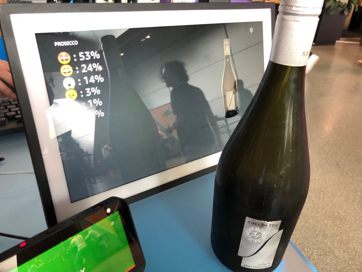 voice_reply's tweet photo. The #AI-Powered Sommelier should have known: everyone had an amazing experience at the Munich #ReplyXchange22! Everyone was happy and the Prosecco was high in demand. All orders were processed by our Smart Sommelier, using #affectivecomputing and the #Reply team #lifeatreply https://t.co/Y9NQ2ebBK5
