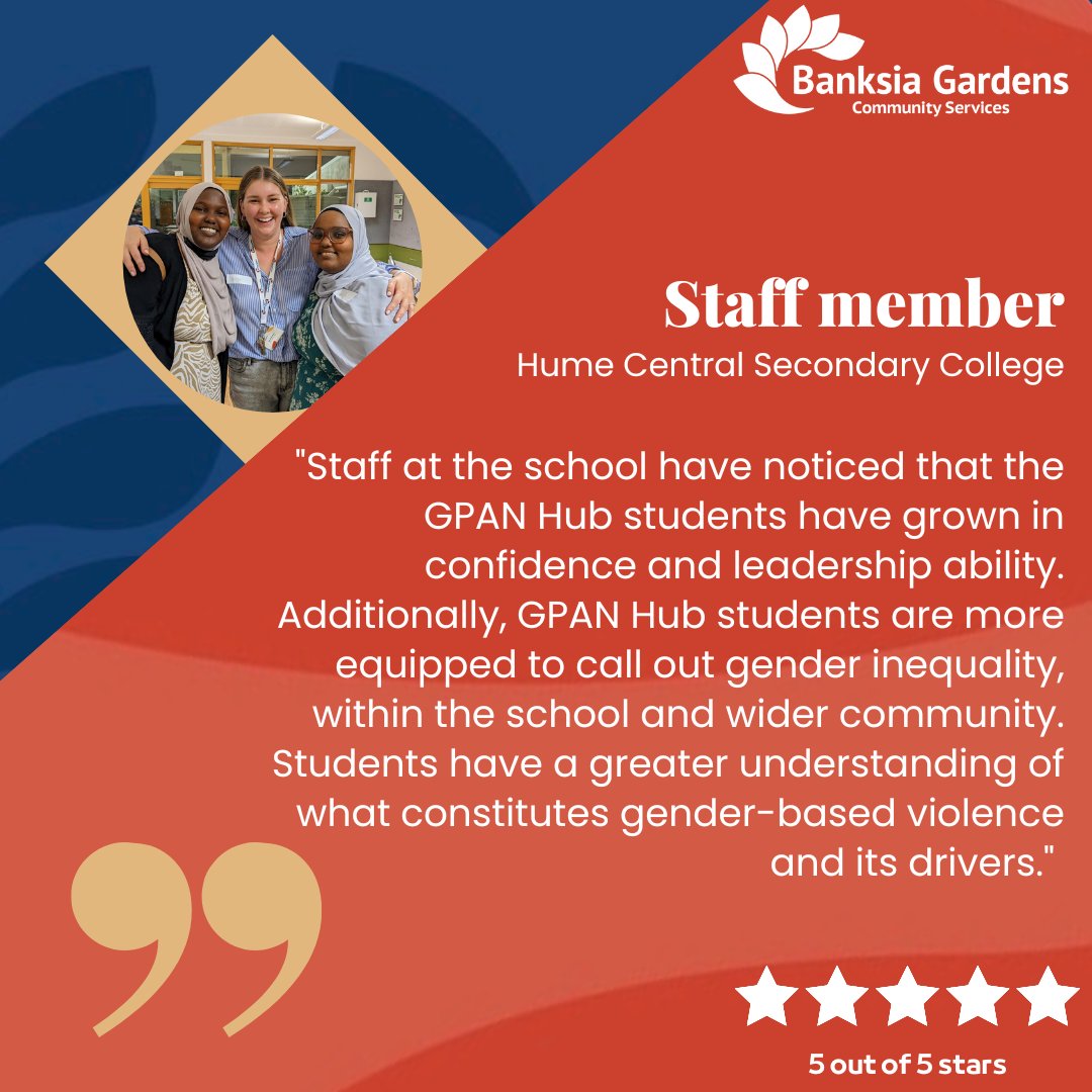 Wonder what works with young people? Other young people!

Our GPAN team have delivered gender equality workshops in schools, including at Hume Central Secondary College.

Support the GPAN team to continue working in local schools: givenow.com.au/cr/gpan
#genderequality