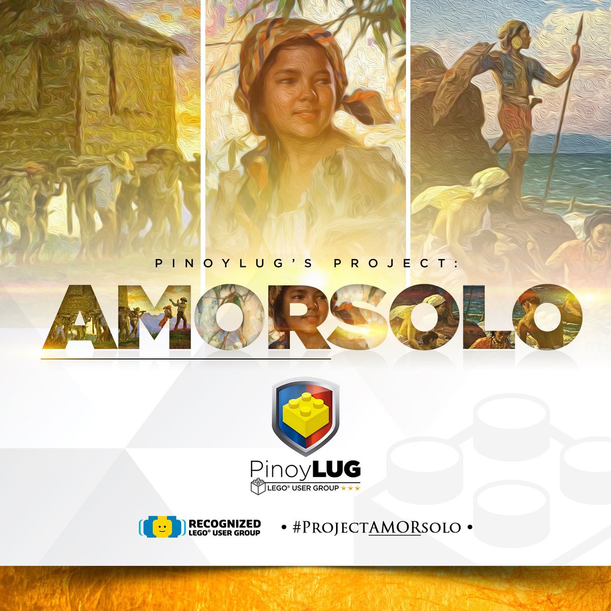 PINOYLUG's tweet photo. Project AMORsolo, is a unique &amp; original concept of PinoyLUG celebrating the 50th Anniversary of Fernando Amorsolo’s proclamation as the 1st PH National Artist. Open Exhibit is on 23-29 June 2022 at The Event Center 1, Ground Level, SM City Clark.

#ProjectAMORsolo #SMSupermalls https://t.co/eTNVSBebqi