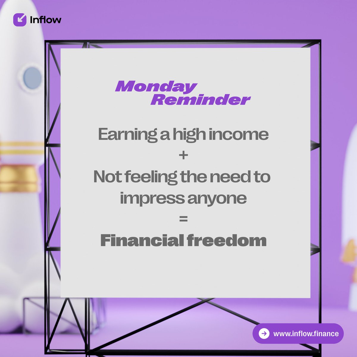InflowFinance's tweet photo. We hope you get one step closer to meeting your financial goals this week.🤗
#InflowMonday
#mondaythoughts 
#FinancialFreedom https://t.co/kGNObHjZlf