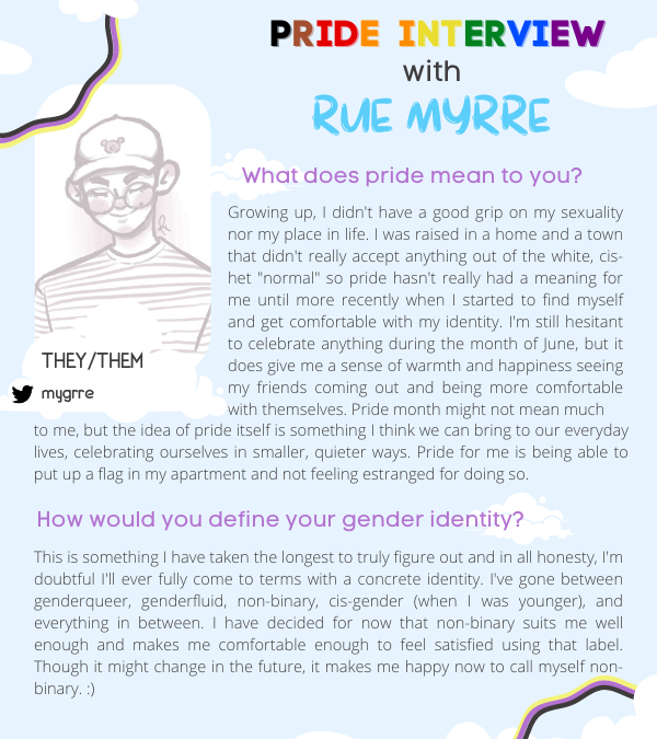 transrepzine's tweet photo. "There's more to life than men and women", Mod Rue, our Art Mod says in their #PrideInterview series as they talk about what being nonbinary is for them. https://t.co/Z7fYZDUh14