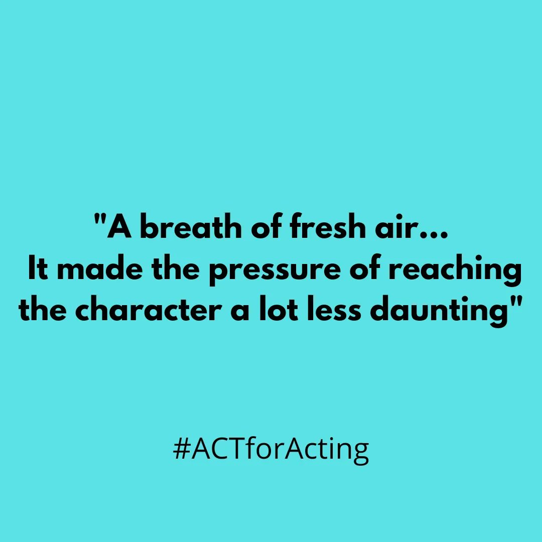 working_action's tweet image. Some feedback from our recent #ACTforActing workshops @MSTacting. Stay tuned for more news and opportunities to get involved!
