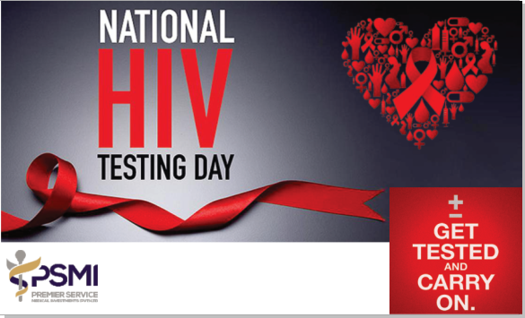 PSMI_ZW's tweet photo. June 27 is National HIV Testing Day, First observed on June 27, 1995, National HIV Testing Day (NHTD) is a day to encourage people to get tested for HIV, know their status, and get linked to care and treatment.
#NationalHIVTestingDay
#BecauseWeCare https://t.co/7BsC5hzIaA
