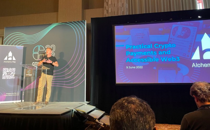 AlchemyPay's tweet photo. REPORT: Consensus 2022 in Austin, Texas was a huge event for the crypto and web3 industry this year. 

Learn about Alchemy Pay's workshop at the conference  
➡️https://t.co/WCAM2Wly2I
#AlchemyPay #CryptoPayments #Web3 $ACH https://t.co/qDbd99sRO3