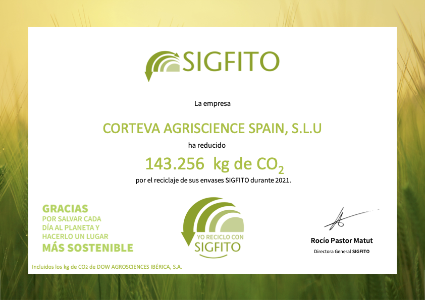 ¡Seguimos dando pasos hacia la #sostenibilidad! 🌱

👉🏻 En 2021, hemos logrado reducir 143.256Kg de CO2 por el reciclaje ♻️ de nuestros envases <a href="/sigfito/">SIGFITO</a> ‼️

¡Comprometidos con el planeta! 🌎