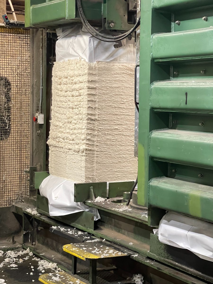CollinsvilleAUS's tweet photo. We toured the Michell Direct Wool processing factory in Salisbury last week.
#MichellDirect is a South Australian family owned wool marketing & processing org.
Many thanks to David Michell + staff for the tour & insights on the #AusWool supply chain.
#CollinsvilleStudMerinos https://t.co/ybf5oUTOvN