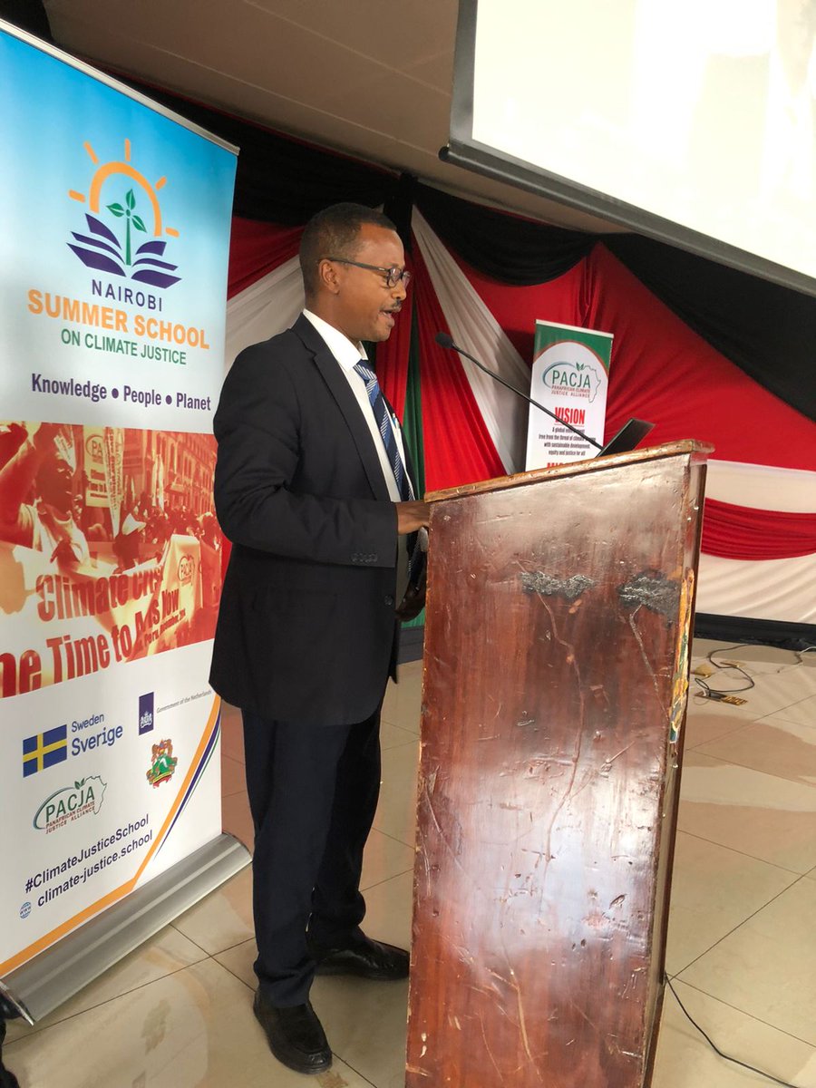 PACJA1's tweet photo. @SIDA Ayele Kebede challenges the CSOs to strengthen intergenerational approaches to tackle #ClimaeChange @Summer_School1 https://t.co/v4r3nTrKOb